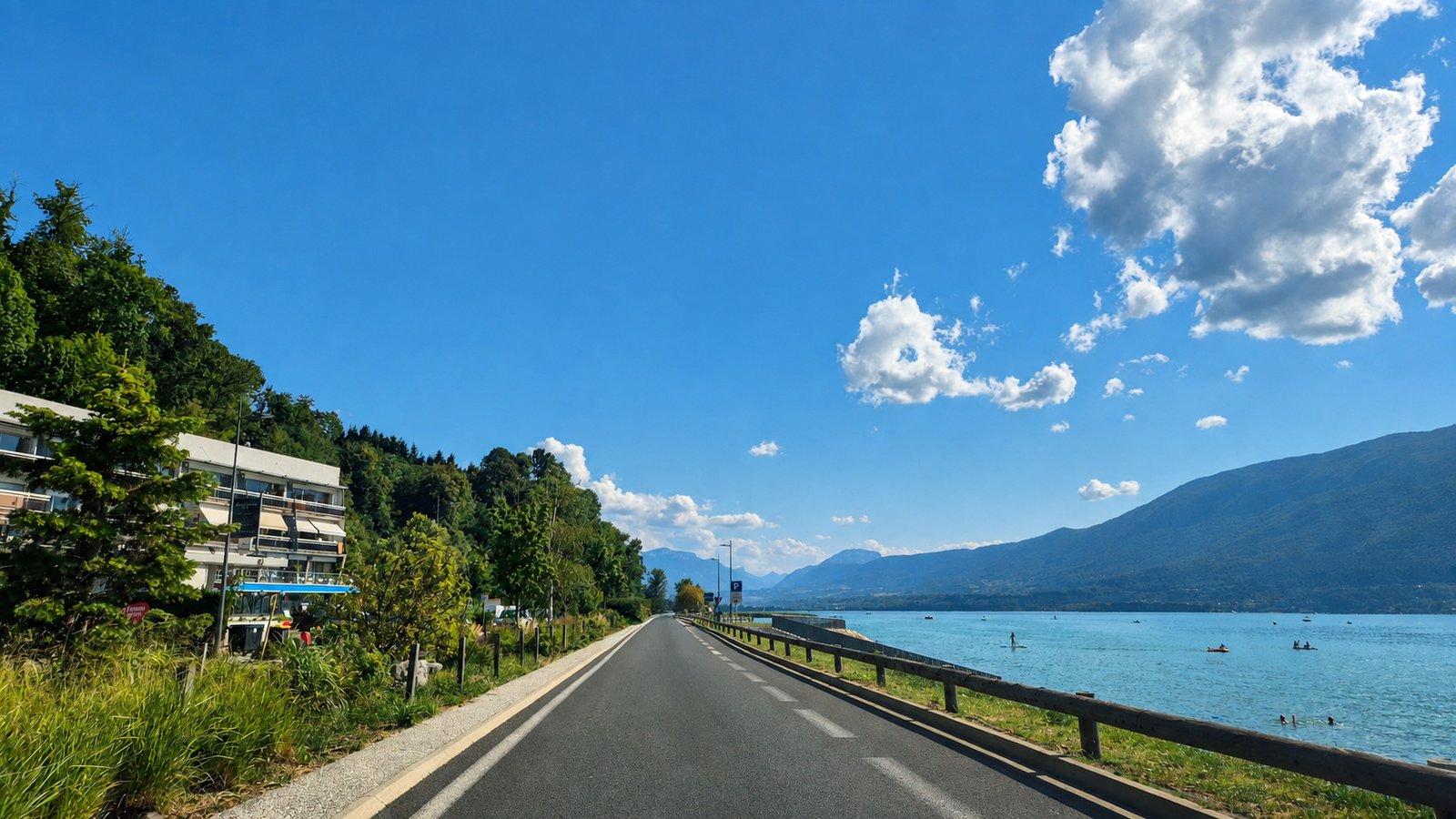 Bords du lac du Bourget à Tresserve